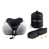 2019 hot selling U shaped personalized memory foam neck pillow for flying