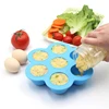 FDA Approved Silicone Baby Food Storage Tray Egg Bites Mold With Lid