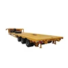 Tri low bed truck trailer details axles semi top quality with cargo hooks for suitcase