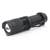Aluminum High Power Mini 3 Modes light rechargeable zoomable AA price led torch flashlight with customized logo