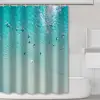 Custom 3D Printing Polyester Shower Curtain With Ocean Scene