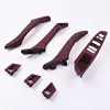 Source Factory Right Hand Driver Inner Door Red Brown Leather Pull Handle Set Assembly For B.M.W F10 F11 F18 51417261934