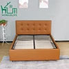 Free Sample King Size Queen Upholstered Kid Storage Bed
