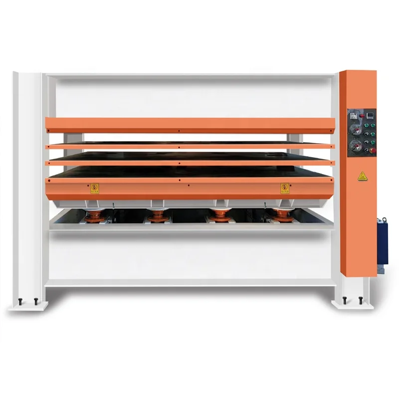 
hot press melamine laminating machine 
