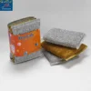 Mesh sponge silver golden foam scouring pad sponge kitchen cleaning scrubber scrub scourer sponge