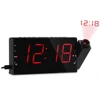 Portable LED sunrise wall projection radio smart alarm clock radio machine