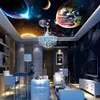 uv print sky pattern 3d effect ceiling decoration