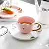 New design small personalized decoration gold cat ceramic tableware