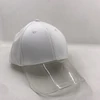 2019 new Hot sales baseball caps 100% cotton baseball cap with transparent TPU visor UV protection