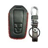 Black Premium Leather Car Key Chain Coin Holder Zipper Case Remote Wallet Bag