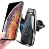 Car Qi Wireless Charger For iPhone XS Max X 10W Fast Wireless Charging for Samsung Galaxy S9 S10 Xiaomi Car Phone Holder Charger