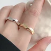 Sterling Silver Open Cuff Ring Inspirational Wave Custom Stacking Ring for Men or Women