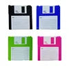 4 pcs gift sets eco friendly products custom silicone floppy disk coaster for drink