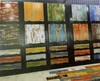 Customized Metal Granite Stone Samples Wall Display Rack
