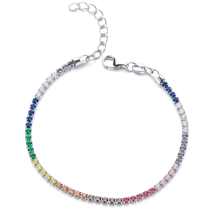 

tennis bracelet men,6 Pieces, Colorful
