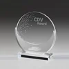Frosted & Clear Circular Acrylic Award Customizable Lucite Winner Cup Keepsake