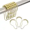 Wholesale 40 and 28 Packs Shower Curtain Hooks Rings Eyelet For Curtain Decor