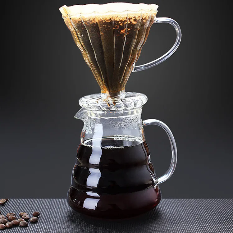 
Glass Stovetop Percolator Coffee Maker Quality Borosilicate Glass 
