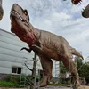 T-rex model life-size jurassic park robotic animatronic dinosaur