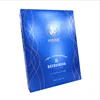 375gsm glossy cosmetic custom hologram card extension packaging paper box