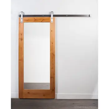 America Style Glazed Wood Interior Sliding Barn Door With Hardware Buy Interior Wood Doors With Glass Inserts Interior French Doors Sliding Sliding