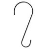 Premium Extra Thick 1/5 Inch Diameter Rust Resistant Steel 12 inch S-Hooks for Bird Feeders Baths and Planters