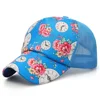 Mesh back hat uv print machine floral bowling sport hat