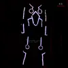 Tron Dance Full Color LED Jumpsuit,hip hop performance costume,led lights that change color with music for costumes