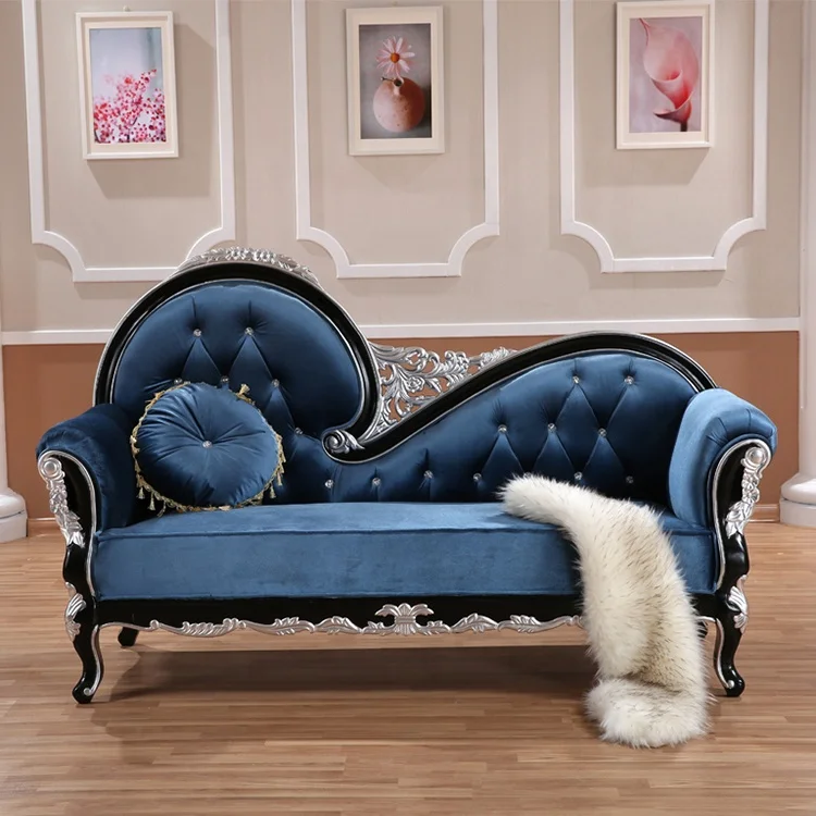 Sofas Bed Deep Blue European Recliner Sofa Living Room Bed Room Set