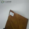 Wenzhou Leather Print wave pattern mirror surface woven backing Pu leather for handbag and shoes