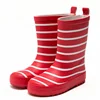 Wholesale fashion Comfortable rubber rain boots outdoor waterproof wellingtons custom colorful welly boots skidproof wellingtons