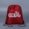 Fashion Durable Printed Polyester Drawstring Bag, Polyester Backpack