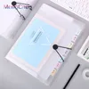 China supplier latest new office stationery school products cheap clear pvc folding design fire proof document bag a4 028