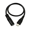 Micro USB Male to 3.5mm Jack Female Audio Cable Cord for Active Clip Mic Microphone Convert Adapter
