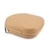 OEM hard shell eva leather travel case for headphone with zipper