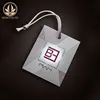 Paper Rectangle hang swing tag for clothing labels and hangtags custom UV LOGO