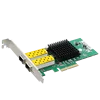 Shenzhen Diewu intel8276 dual SFP dual ports 10g fiber optic network card