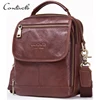 Pockets To House Small Essentials Shoulder Bags Genuine Cow Leather Handbags Front Zip Pocket Messenger Bag Live Crossbody Bag