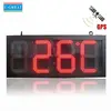 Hour temperature date digital world synchronized function clock