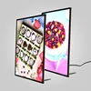 crystal light box hanging rail led light box a1lighting boxes glasses