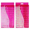 288pcs/box Full-covered Oval Artificial Fingernails Round Acrylic Nail Tips