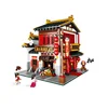 XB-01001 Creative Chinese Style The Chinese Silk Satin Store building toy plastic blocks