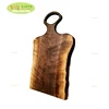 Black Walnut large Cutting board / Live edge chopping boards with handle