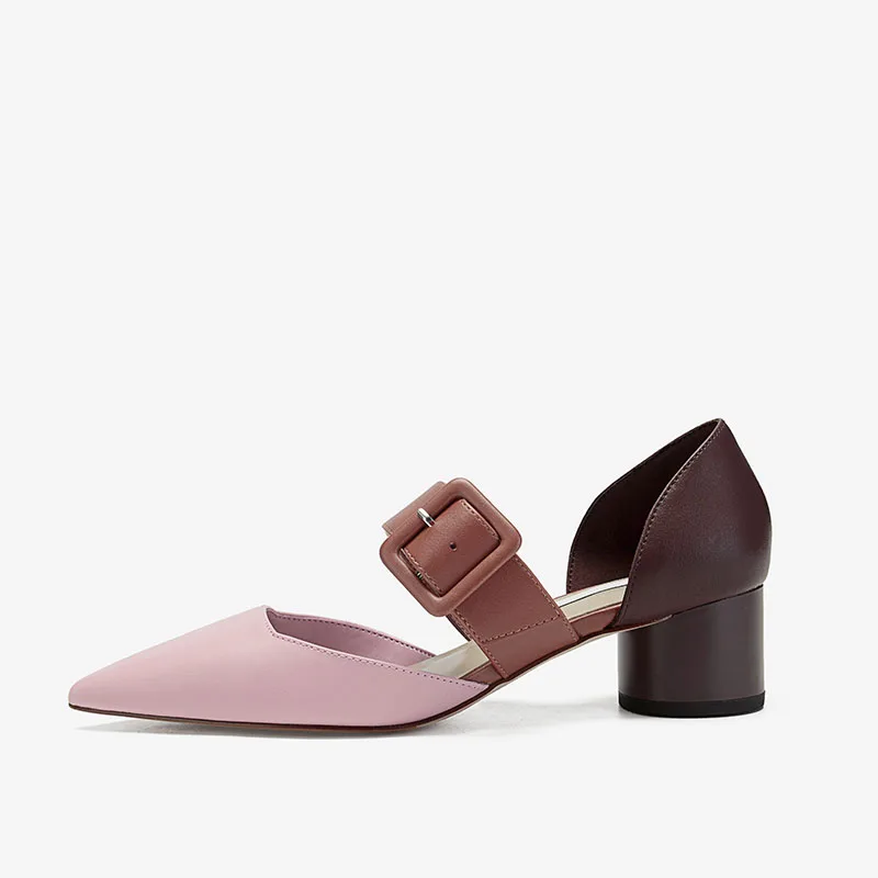 High Quality Comfort Low Heel Sandal Chunky Block Heel For Dress