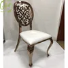 2019 wedding stainless steel chair gold elegant banquet chair for sale