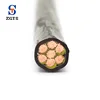 8 core fire resistant pvc insulation flexible yellow and copper control power cable