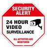 W178A High Visibility 24 Hour Monitored Aluminum Sheet Sign for Road Safety Made In China