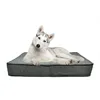 Yangyang Pet Soft Grey fleece Cover Removable Muliti-size Insert waterproof Orthopedic Dog Bed Memory Foam