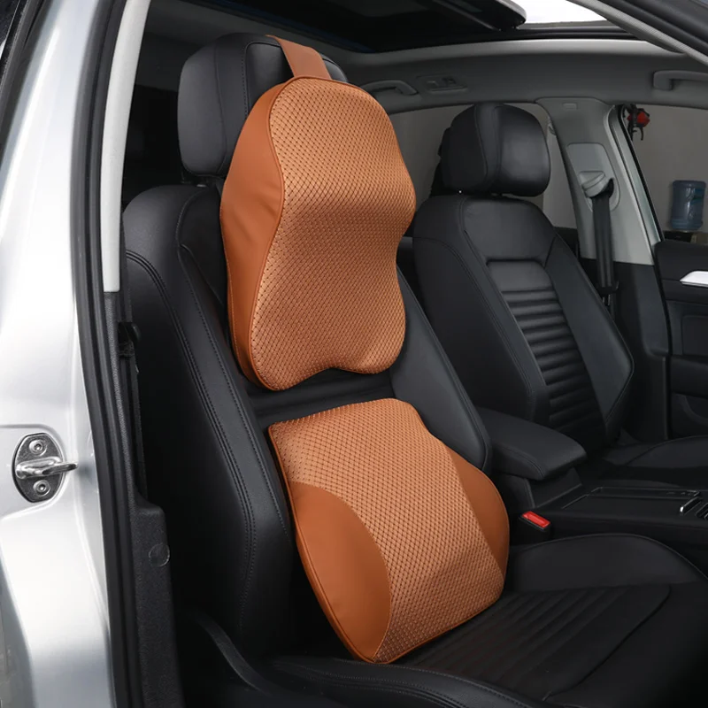 Memory Foam 3d Ventilate Mesh Orthopedic Car Relax Lumbar Back