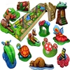 Forest Theme Park Project Interesting slide in kids Center